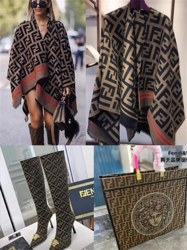 High Quality Fashion Scarf & Boot & Tote Bag Set Free Shipping #FEI