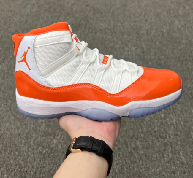 Orange AJ11 with Box Free usps Shipping