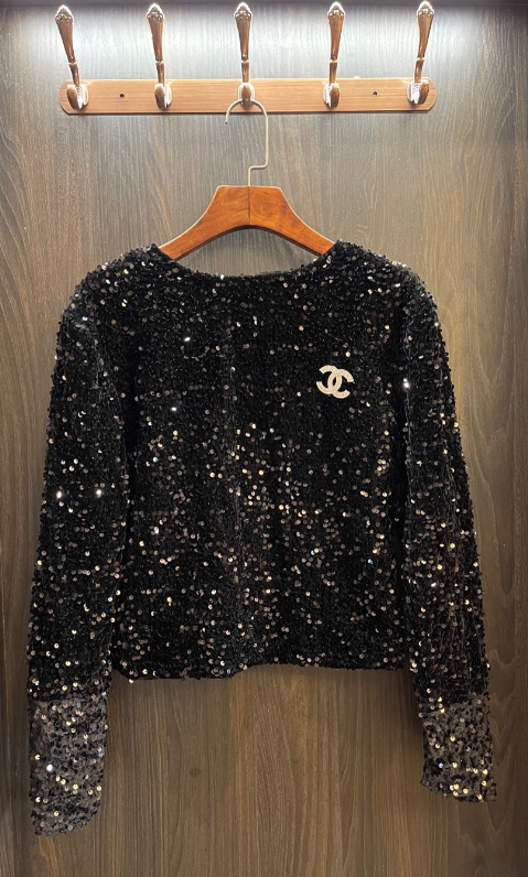 Fashion Sequin Blouse #CHN