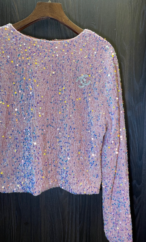 Fashion Sequin Blouse #CHN
