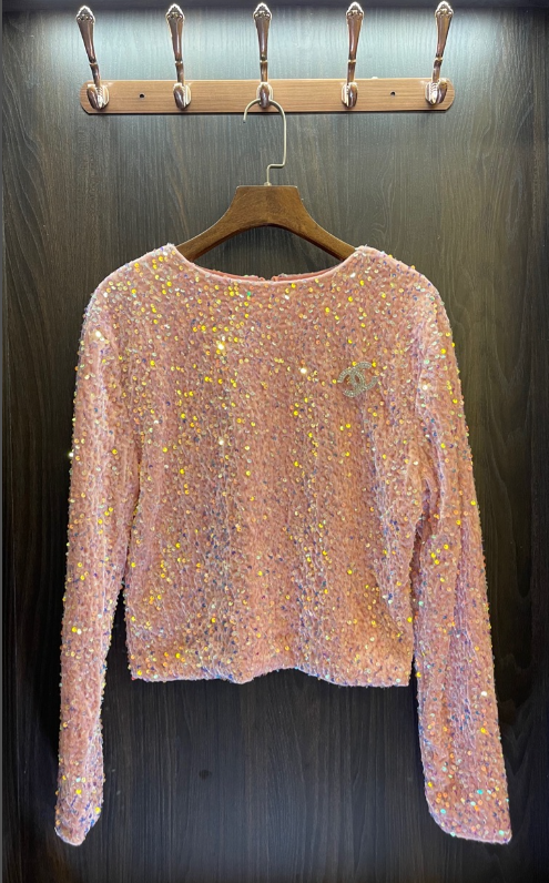 Fashion Sequin Blouse #CHN