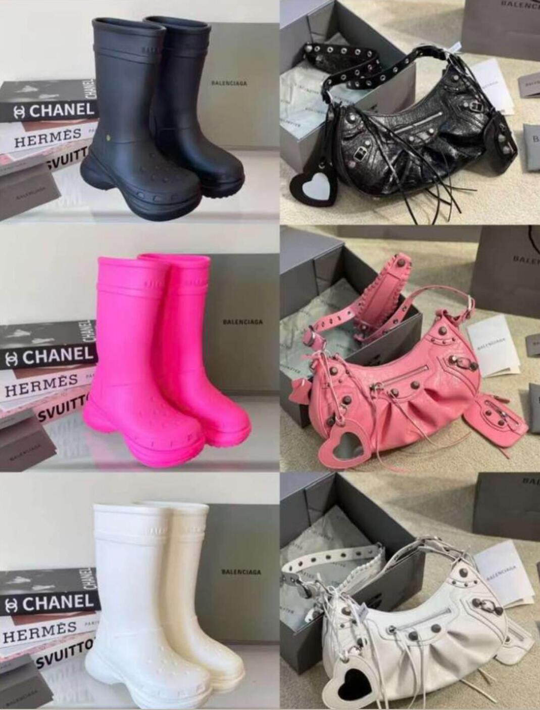 US 155.00 Top Quality Boots with Bag Free Shipping BAL www