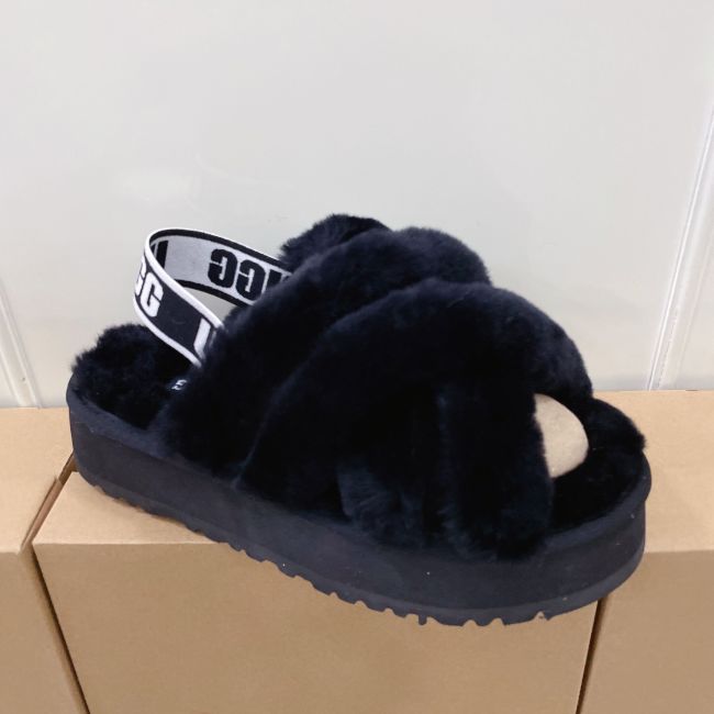 UGG Furry Slides with Box