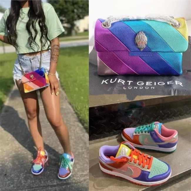 1 Set Fashion Sport Shoes & Shoulder Bag Free Shipping #NIK