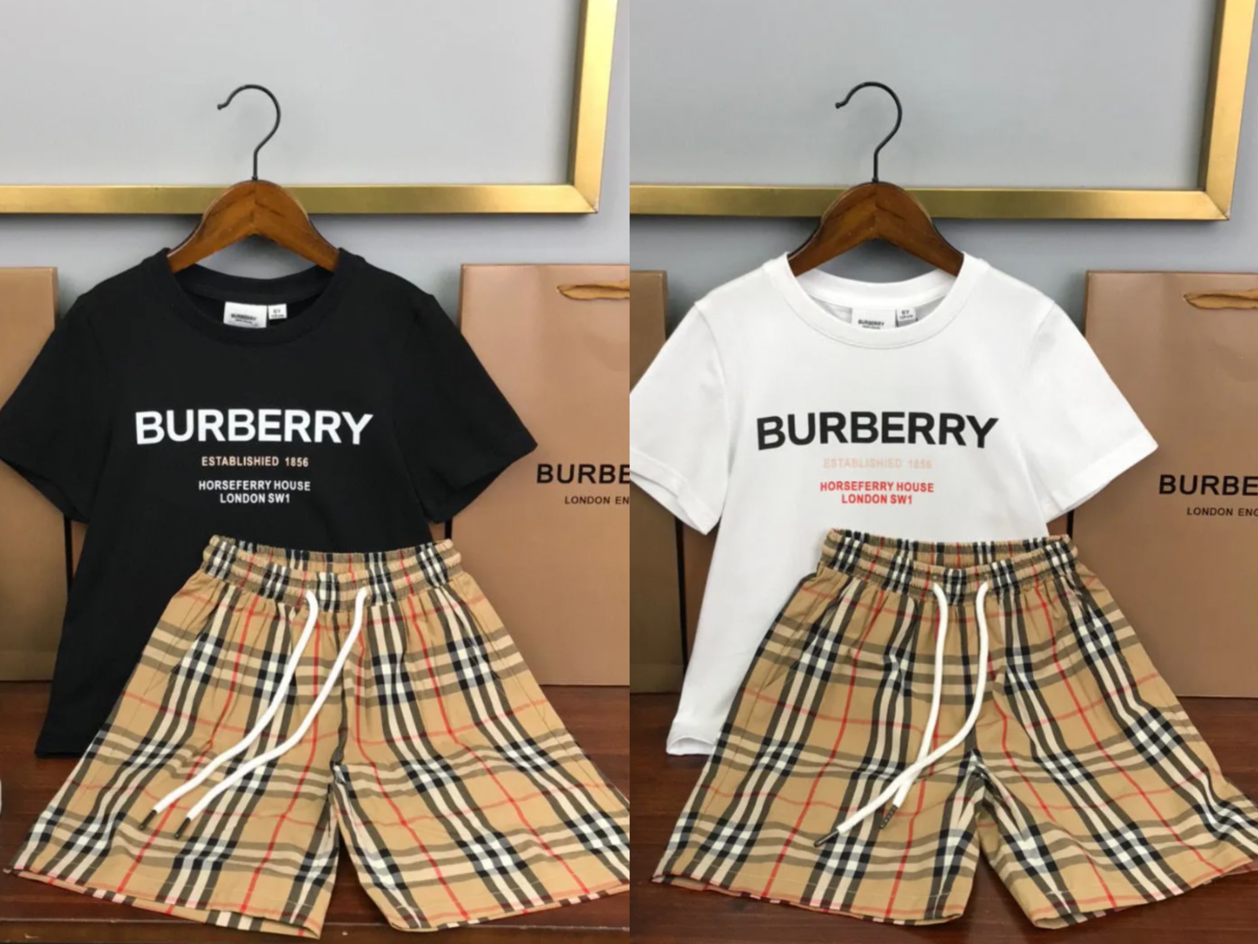 Fashion Kids Shirt with Shorts Set No Tags #BUR