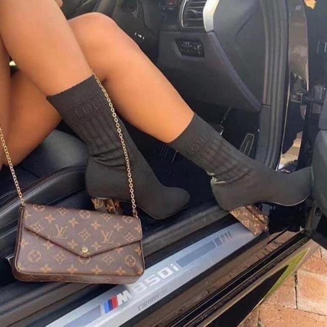 Fashion Boots with Bag Set Free Shipping  #LOV