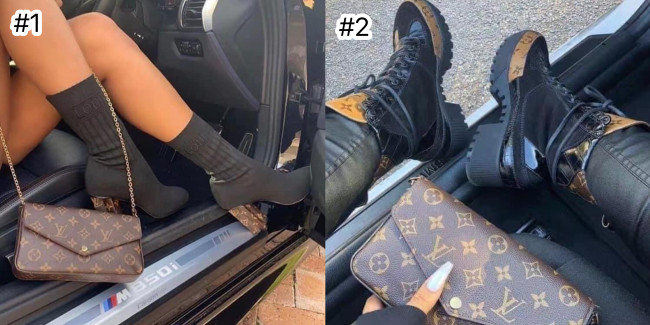 Fashion Boots with Bag Set Free Shipping  #LOV