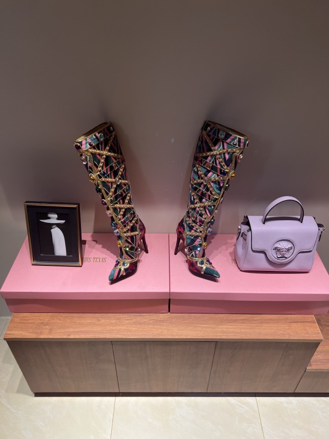 High Quality Diamond Boots Free Shipping #DG