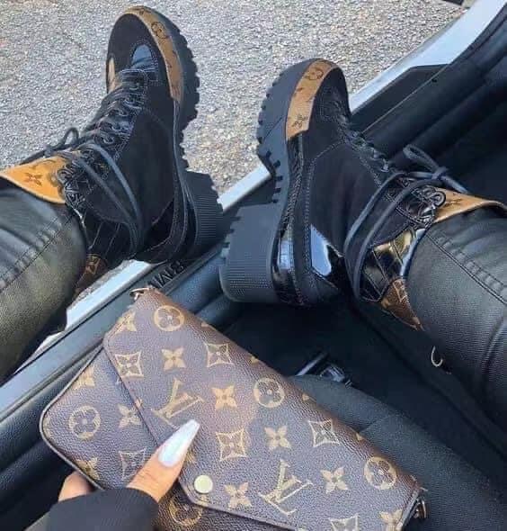 Fashion Boots with Bag Set Free Shipping  #LOV