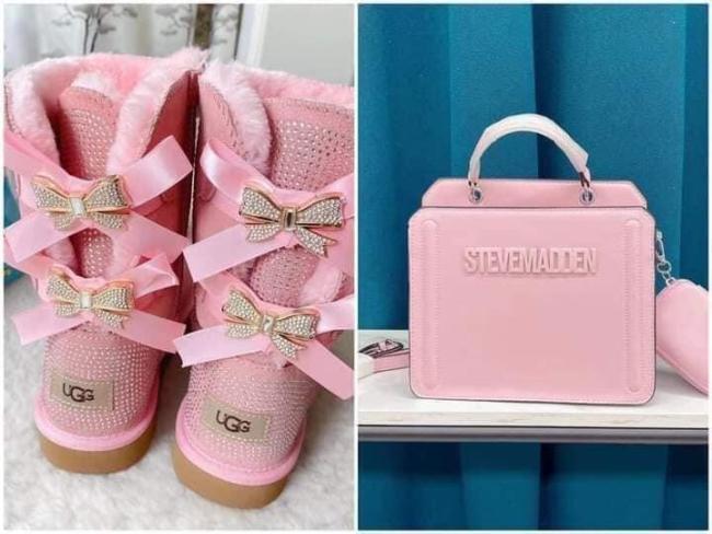 Fashion Winter Boots with Bag Set #UG