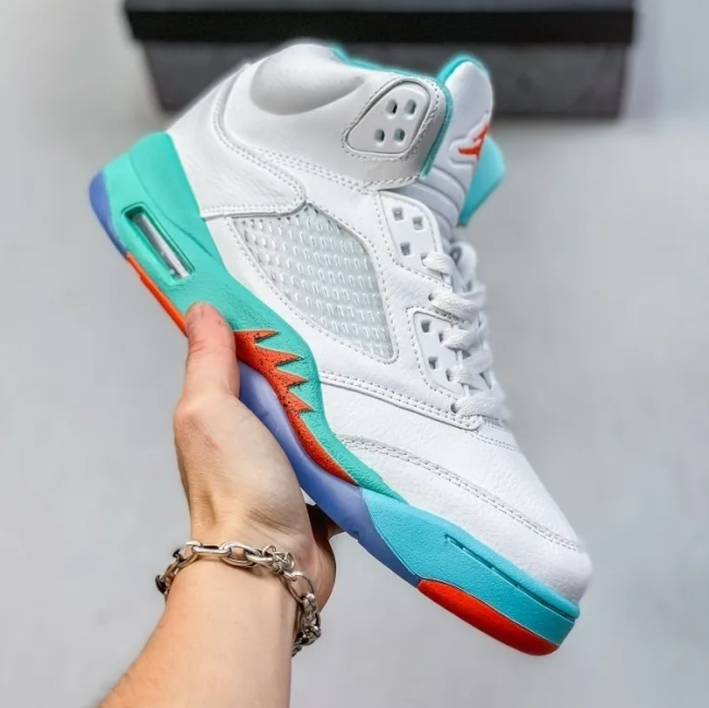 Fashion Sports Shoes AJ5 with Box #NIK