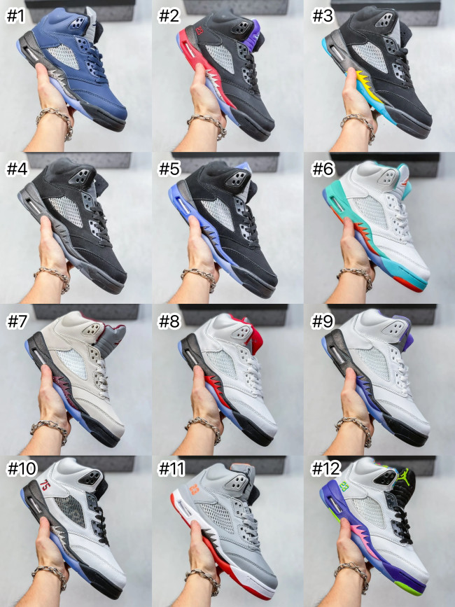 Fashion Sports Shoes AJ5 with Box #NIK