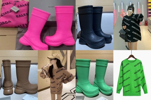 1 Set Top Quality Fashion Boots & Sweater Free Shipping #BAL