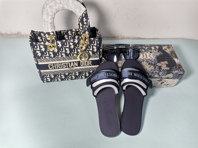 Women Bag Shades Slides 3 pcs Set #DIO