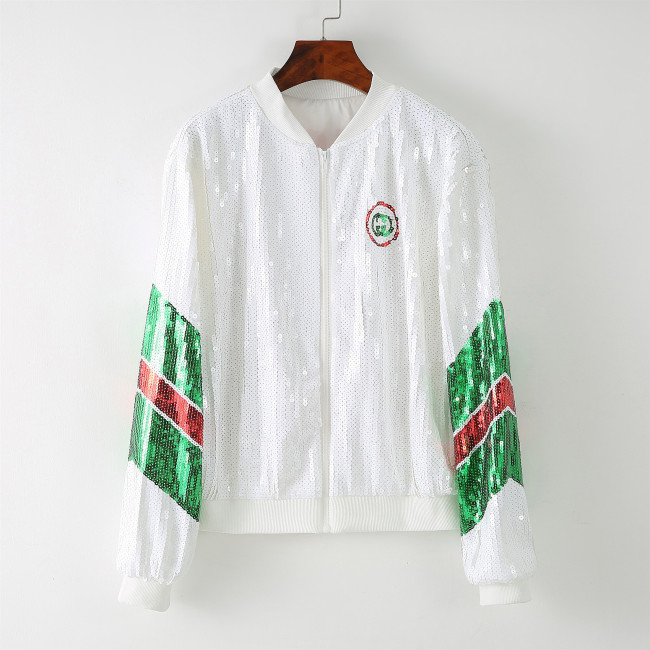 Fashion Sequin Jacket Coat For Women #GUI