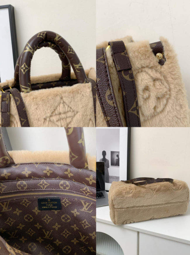 Fashion Furry Tote Bag #LOV