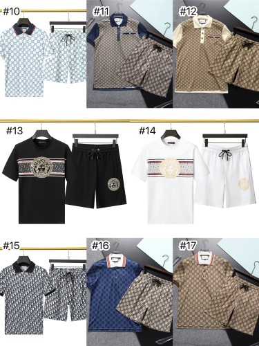 High Quality Men's Shirt with Shorts Set with Tags #GUI #VER #DIO