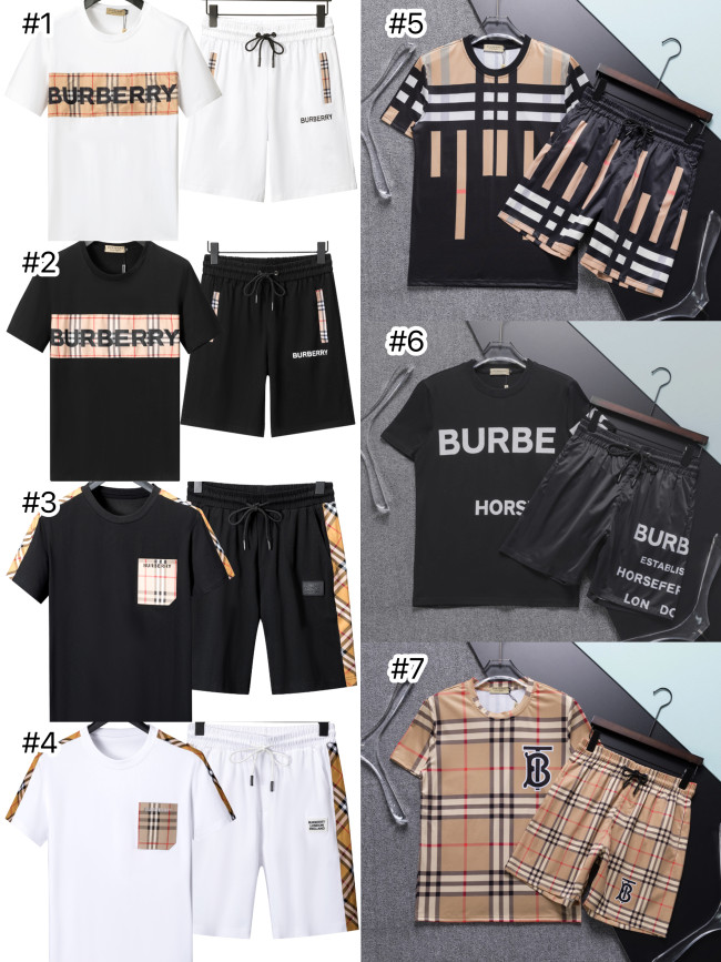 High Quality Men's Shirt with Shorts Set with Tags #BUR
