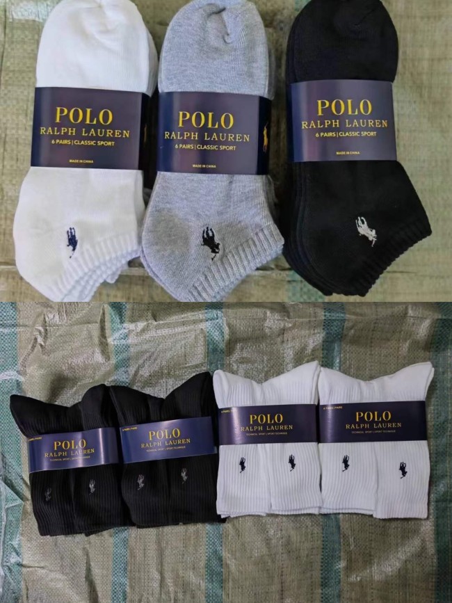 1 Pair Men's Polo Socks #POL