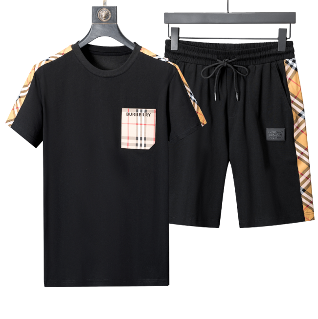 High Quality Men's Shirt with Shorts Set with Tags #BUR