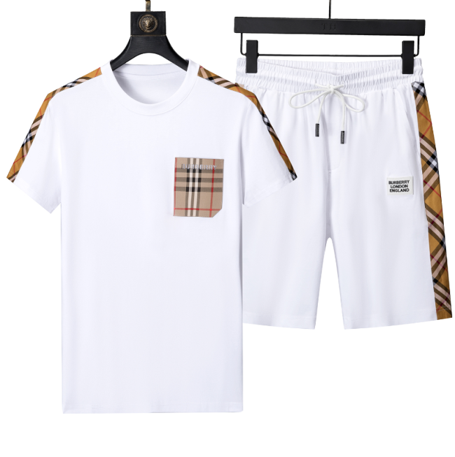 High Quality Men's Shirt with Shorts Set with Tags #BUR