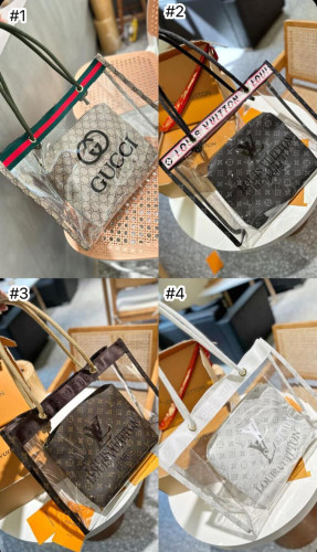Women Transparent Tote Bags #LOV #GUI