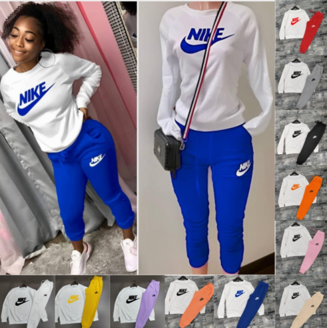 Women Sports Sweatshirt Set Cotton with Tags #NIK