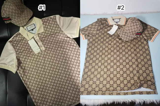 Wholesale shirt & cap hat set #GUI