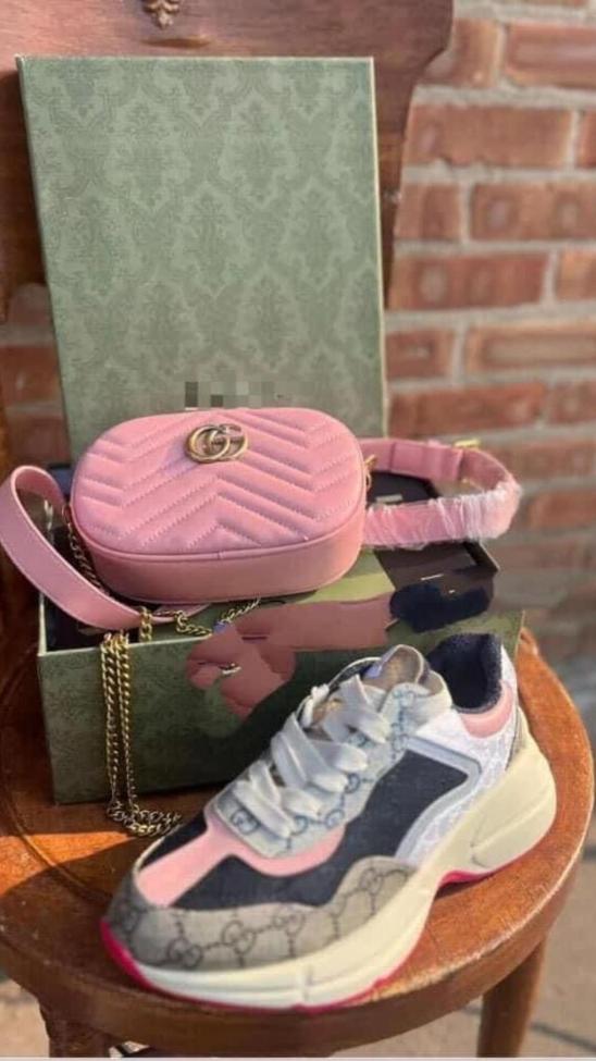 Fashion Shoes with Bag Set Free Shipping #GUI