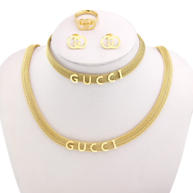 Fashion Jewery 4 pcs Se #CHN #LOV #GUI #VER