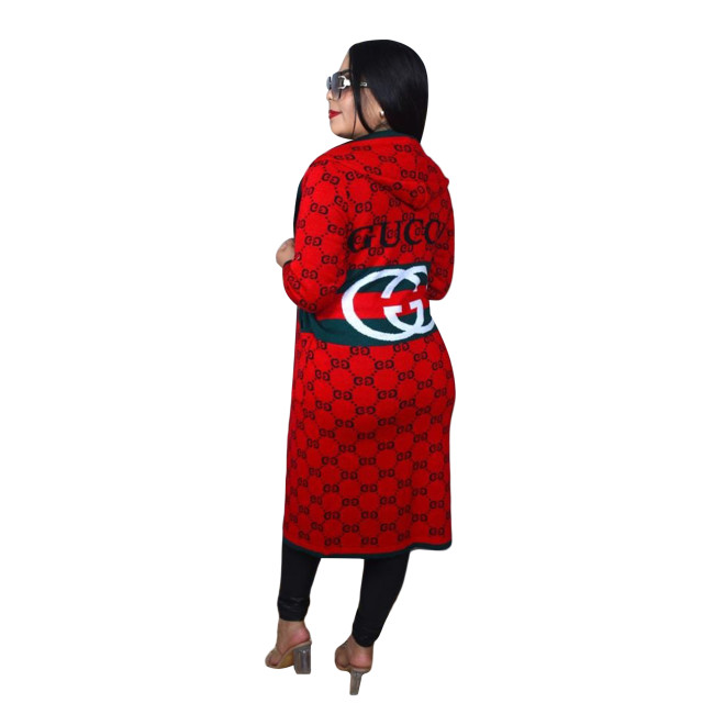 Women Fashion Cardigan Hooded #GUI