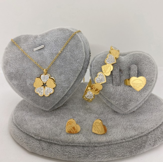 Fashion Jewery 4 pcs Se #CHN #LOV #GUI #VER