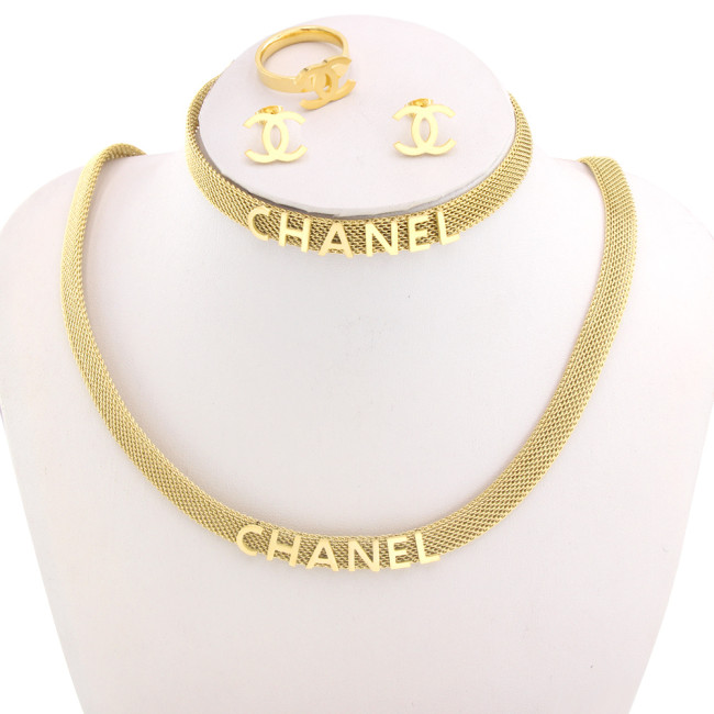 Fashion Jewery 4 pcs Se #CHN #LOV #GUI #VER