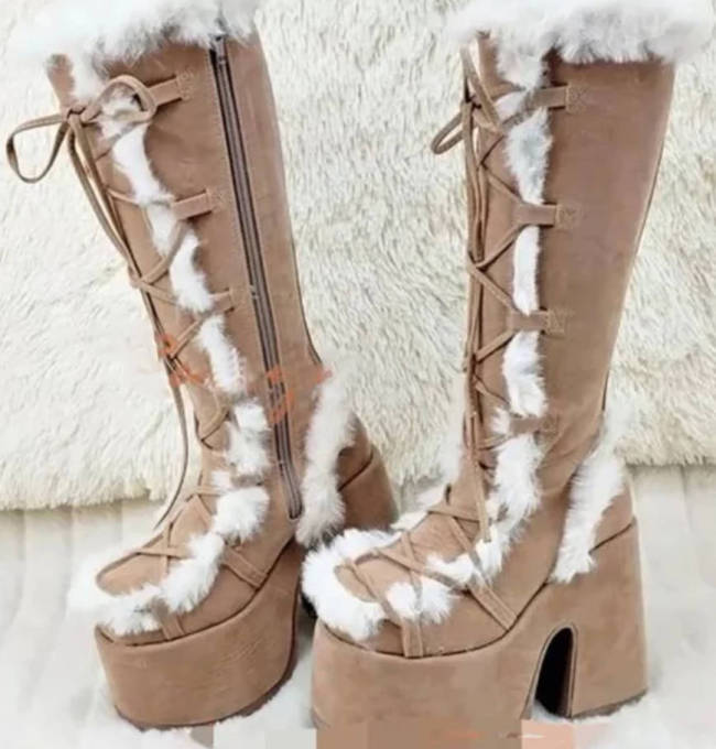 Women Furry Boots #NOO