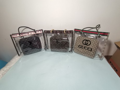 Women Transparent Tote Bags #LOV #GUI