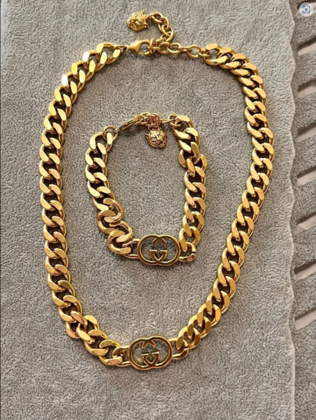 Fashion Bracelets with Necklace Set #GUI