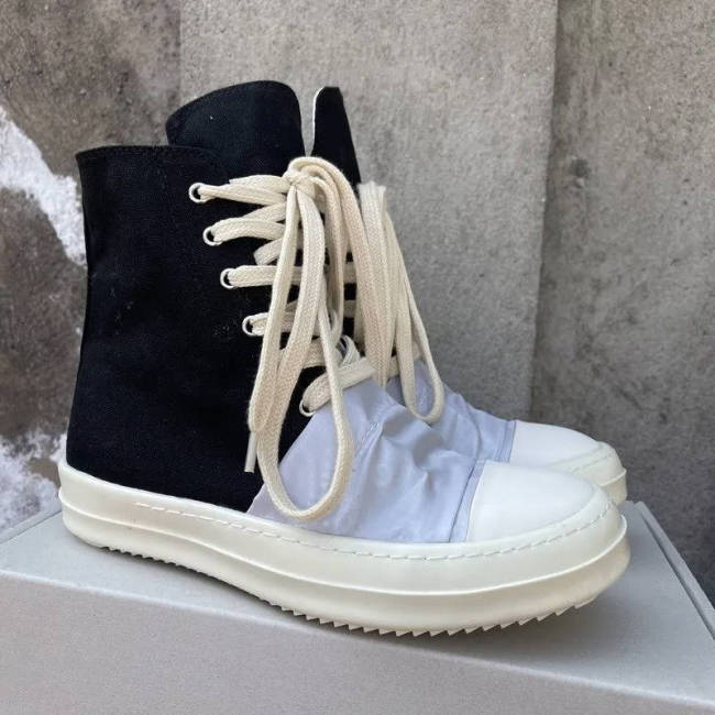 Rick Owens Canvas Shoes with Box #NOO