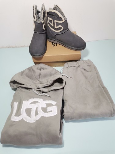 1 Set Fashion Snow Boots & Suit Free Shipping  #UG