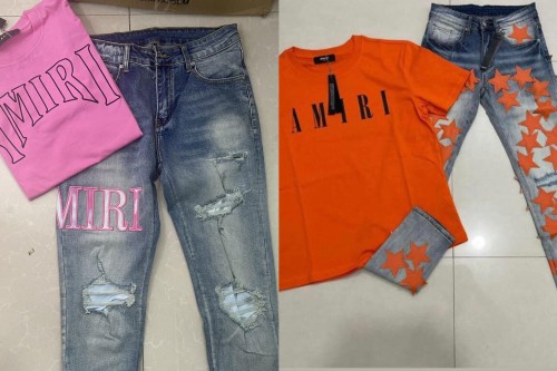 Fashion amiri Shirts With Pants Set #NOO