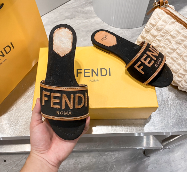 Women Fashion Slides with Box #FEI