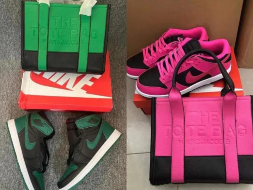 Fashion Shoes with Purse Set  #NIK