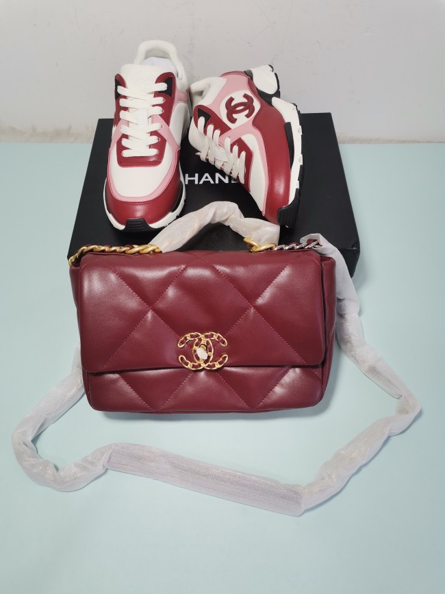 High Quality Shoes with Bag Set #CHN