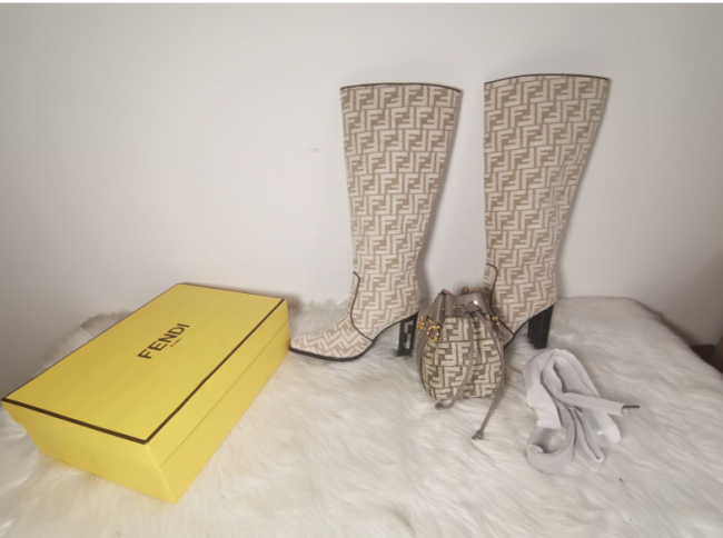 1 Set High Quality Fashion Boot & Bag Free Shipping  #FEI