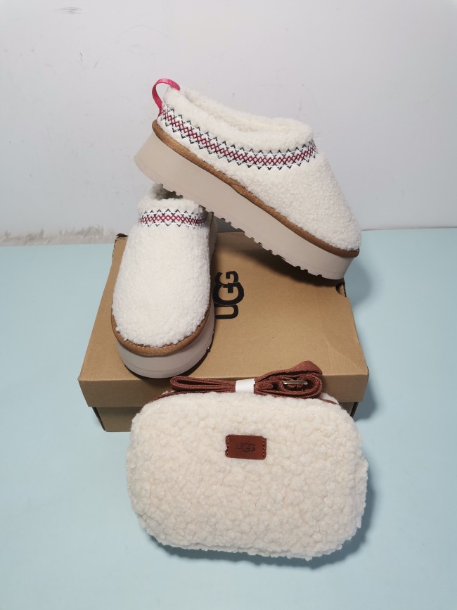 Furry Shoes with Bag Set  #UG