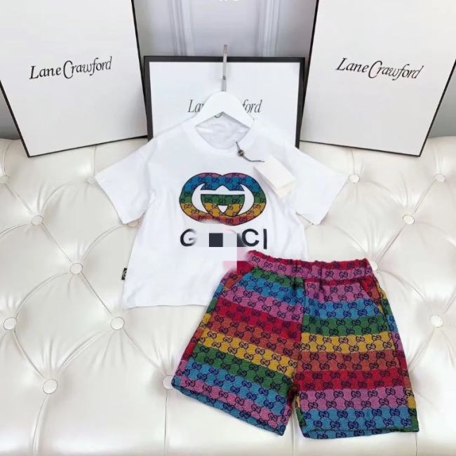 Fashion Kids Shirt with Shorts Set #GUI #LOV