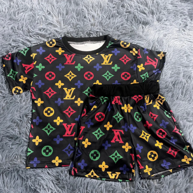 Fashion Kids Shirt with Shorts Set #GUI #LOV
