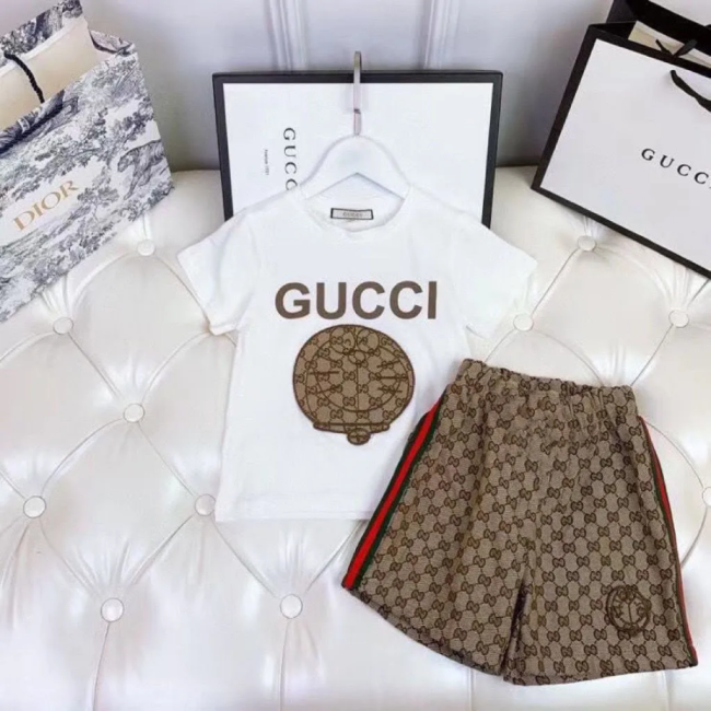 Fashion Kids Shirt with Shorts Set #GUI #LOV