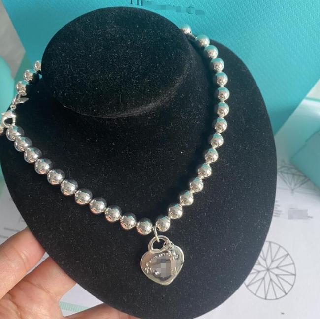 Fashion Beads Necklace with Box #TIF