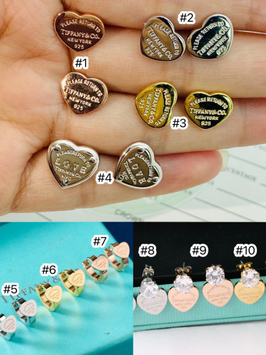  High Quality Earrings with Box #TIF