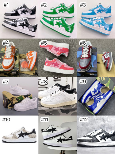 Fashion Bape Shoes With Box #NOO